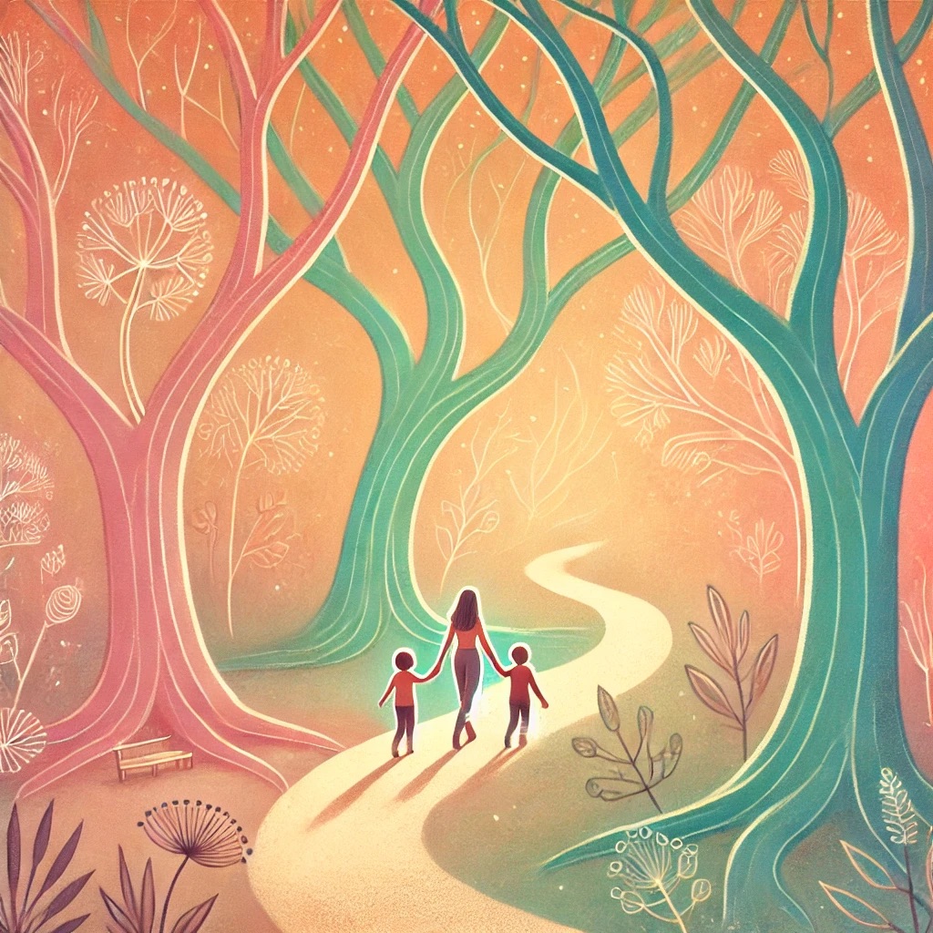 Az út egy nyitott, reményteli térbe vezet. Egy anya két gyermekével halad előre – ADHD-s anyaságként a jövő építése nemcsak rólunk, hanem róluk is szól. ➡️ Hogyan találjuk meg a saját utunkat?