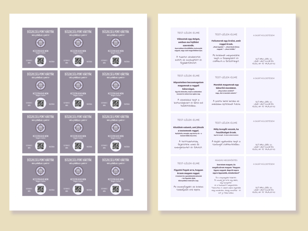 30+1 Kihívás Kártyacsomag Játékos kihívások ovisoknak és alsósoknak. Kártyák, amelyek segítenek bátorítani és fejleszteni a gyerekeket a mindennapokban.